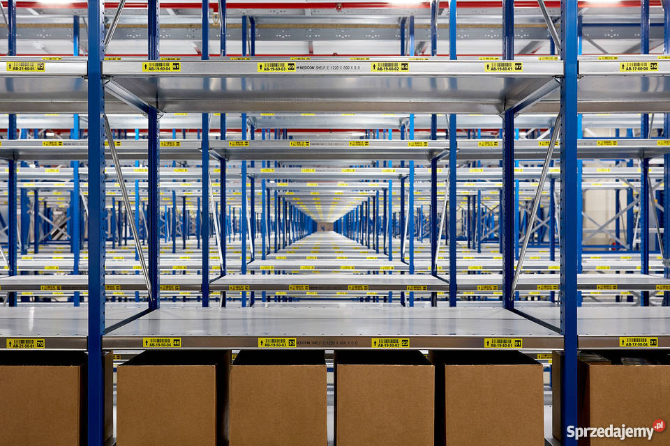 REGAŁ metalowy magazynowy warsztatowy 463x220x53 Dzierżoniów