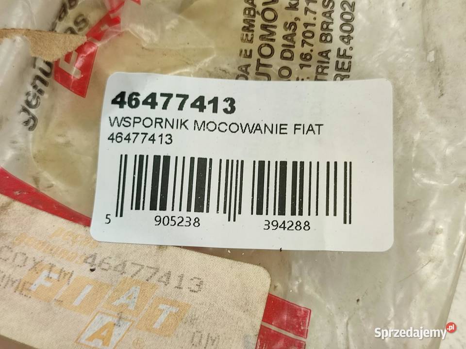 WSPORNIK ZDERZAKA TYŁ FIAT PALIO 19972009 NOWY Części montażowe sprzedam
