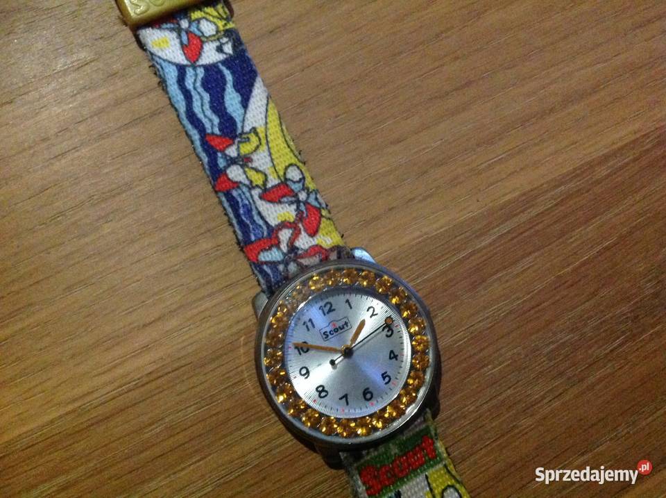 Zegarek Dziecięcy z Cyrkoniami Scout Kwarcowy