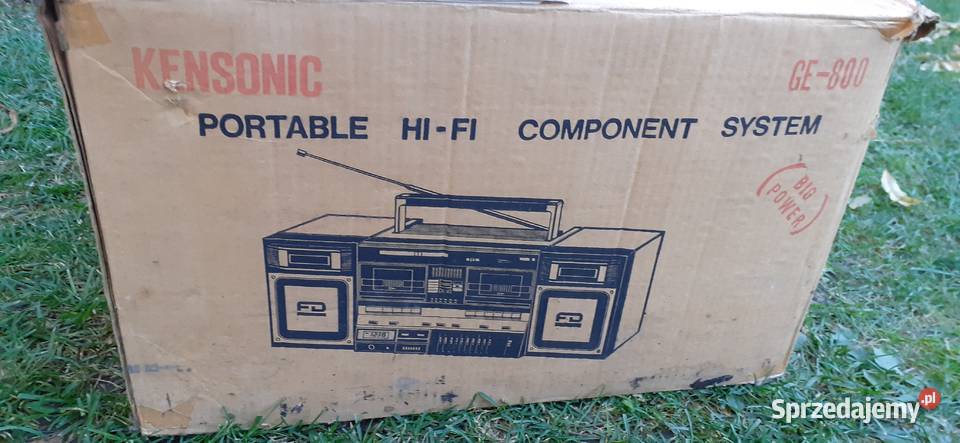Instrukcja i karton radia Kensonic International kujawsko-pomorskie Tuszkowo sprzedam