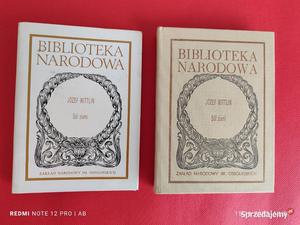 J Wittlin Sól ziemi Biblioteka Narodowa BN seria literatura piękna - proza polska Katowice