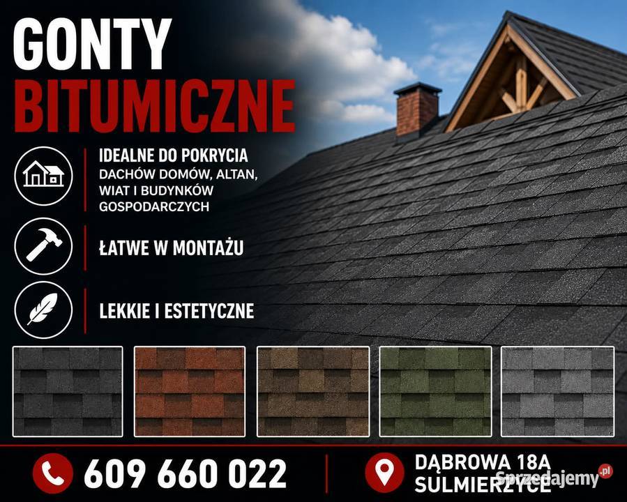 GONTY bitumiczne trwałe i odporne na warunki