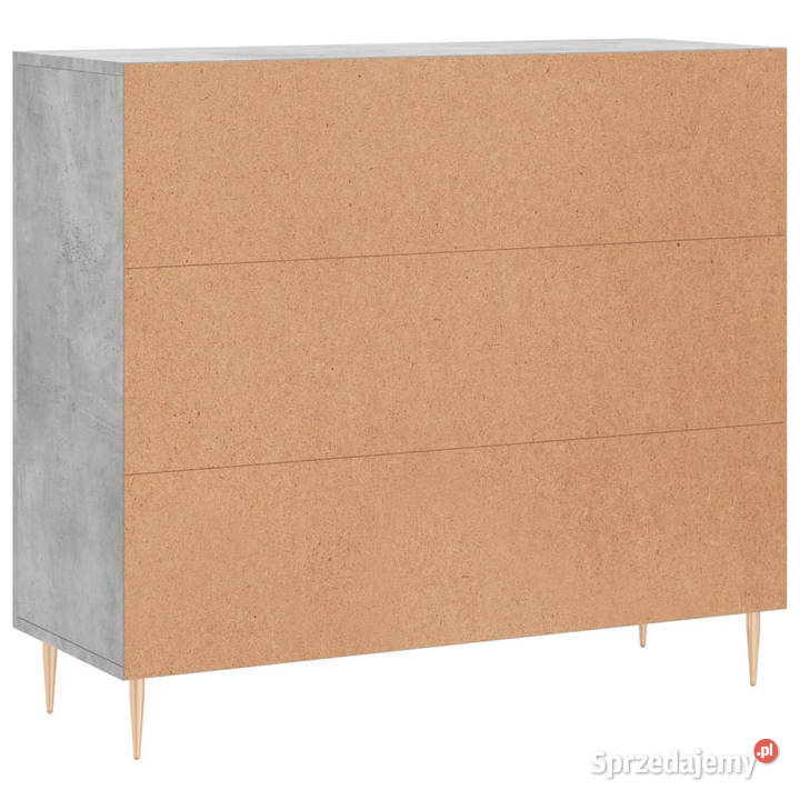 Szafka szarość betonu 90x34x80 materiał Warszawa