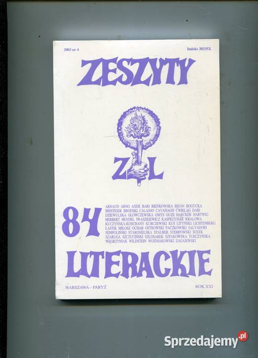 Zeszyty Literackie 84 XXI Szczecin sprzedam