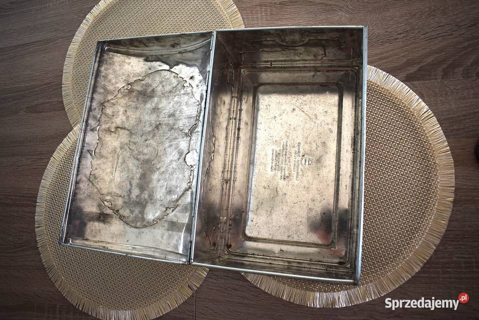 Metalowa puszka ozdobna z lat 80 90 tych Chełmno sprzedam
