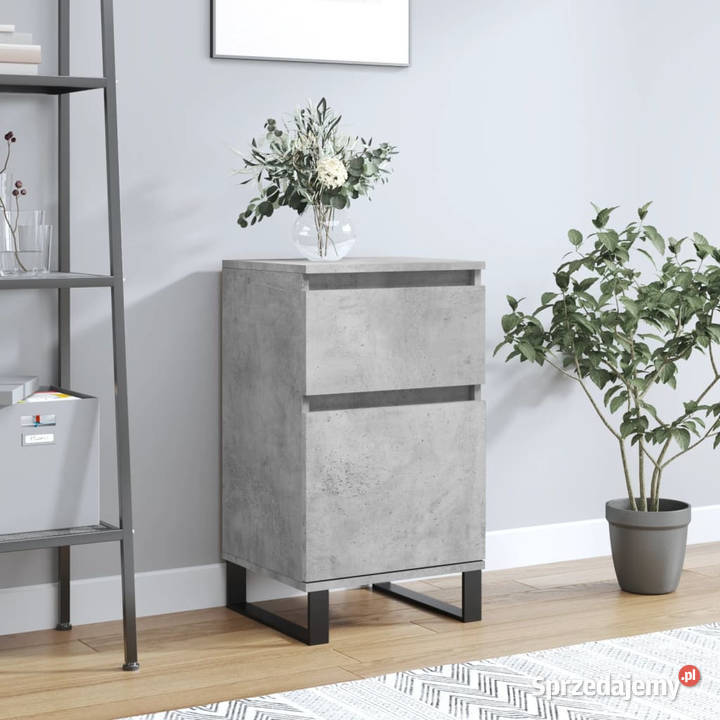 Komoda szarość betonu 40x35x70 materiał Warszawa