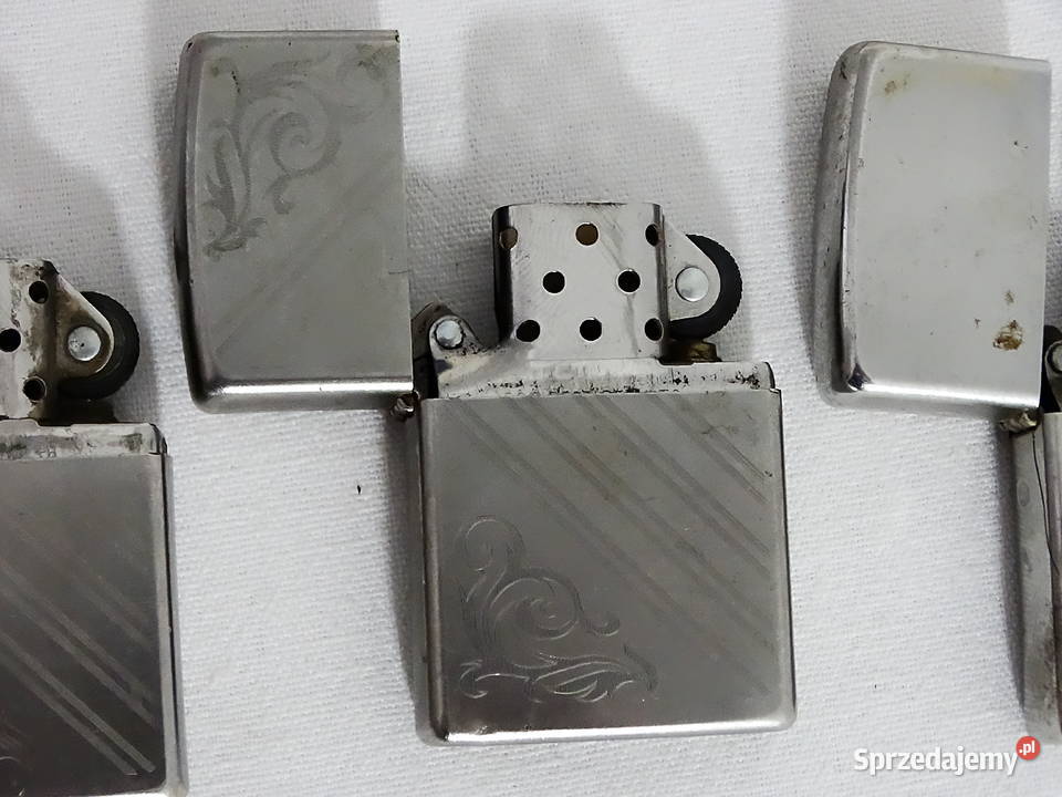 Zapalniczki benzynowe Zippo używane x 4 sprzedam