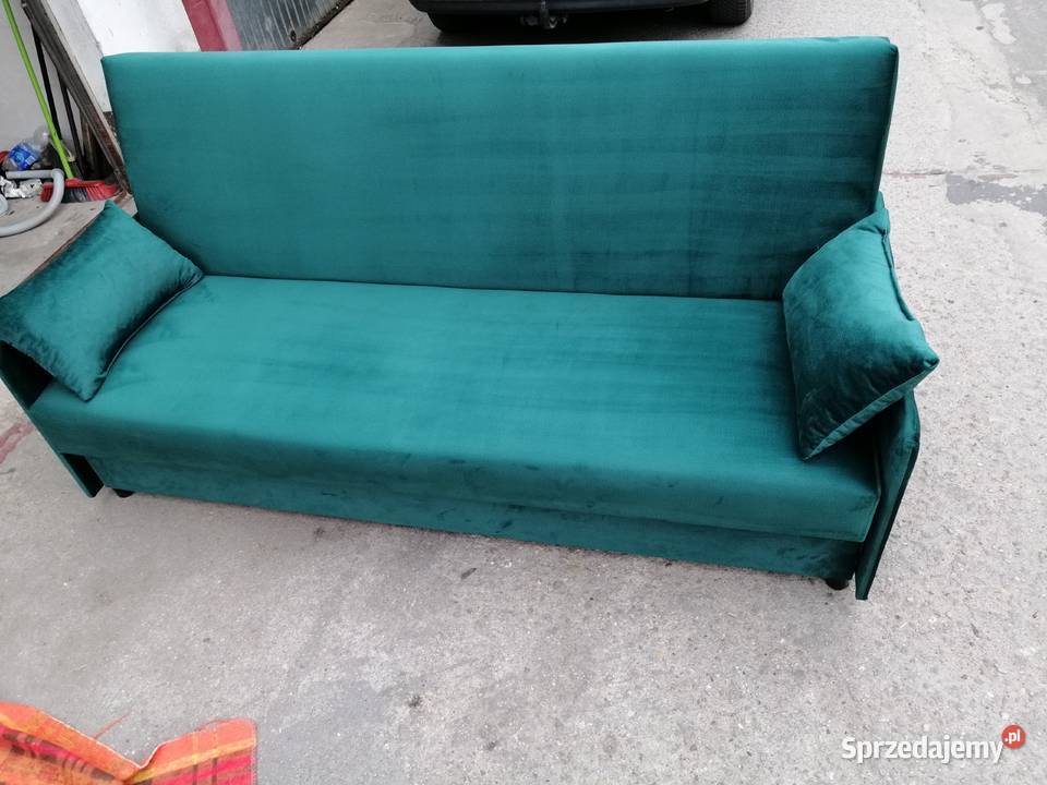 Sofa rozkładana z pojemnikiem na posciel Zielona Góra