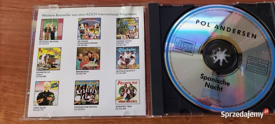 pol andersen spanische nacht 1993 1 płyta śląskie Gliwice