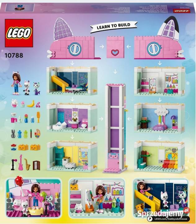 LEGO Gabbys Dollhouse 10788 Koci domek Gabi Mikołów