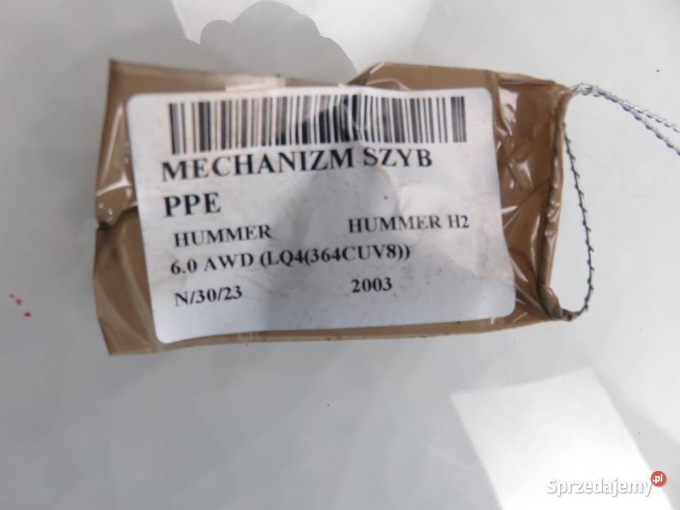 PODNOŚNIK SZYBY PRAWY PRZEDNI HUMMER H2 091560A