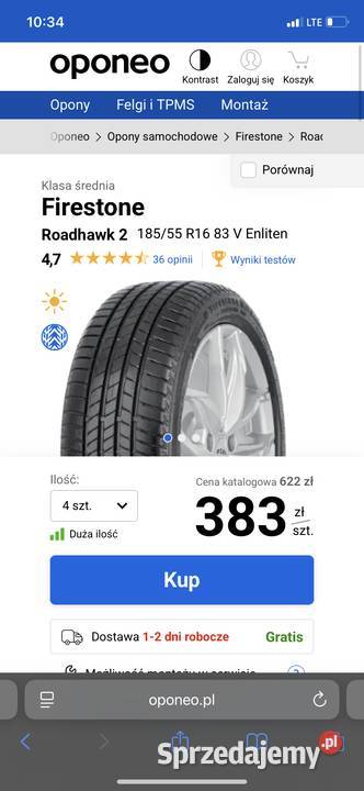 Firestone roadhawk 18555r16