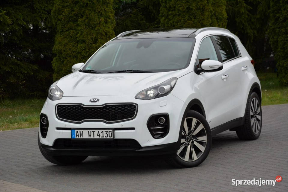 Kia Sportage Biała Perła JBL Panorama Radar ACC czujnik zmierzchu Ostrów Mazowiecka