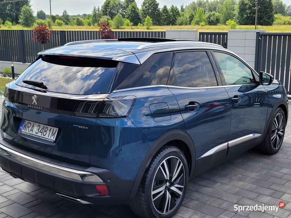 Peugeot 3008 GT hybrid4 300 4x4 nieuszkodzony Wielogóra