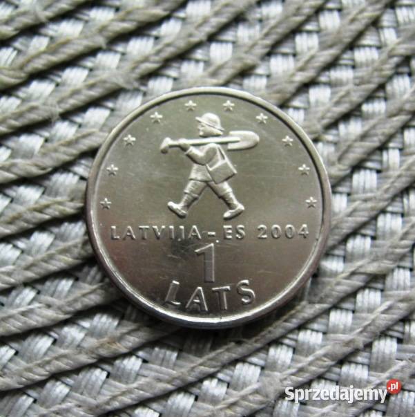 Łotwa 1 Lats 2004r Spriditis Kalisz sprzedam