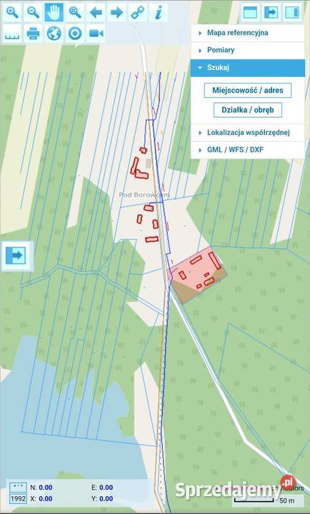 Działka rekreacyjna idealna pod budowę domków 31000m2 Sprzedaż Przyłęk