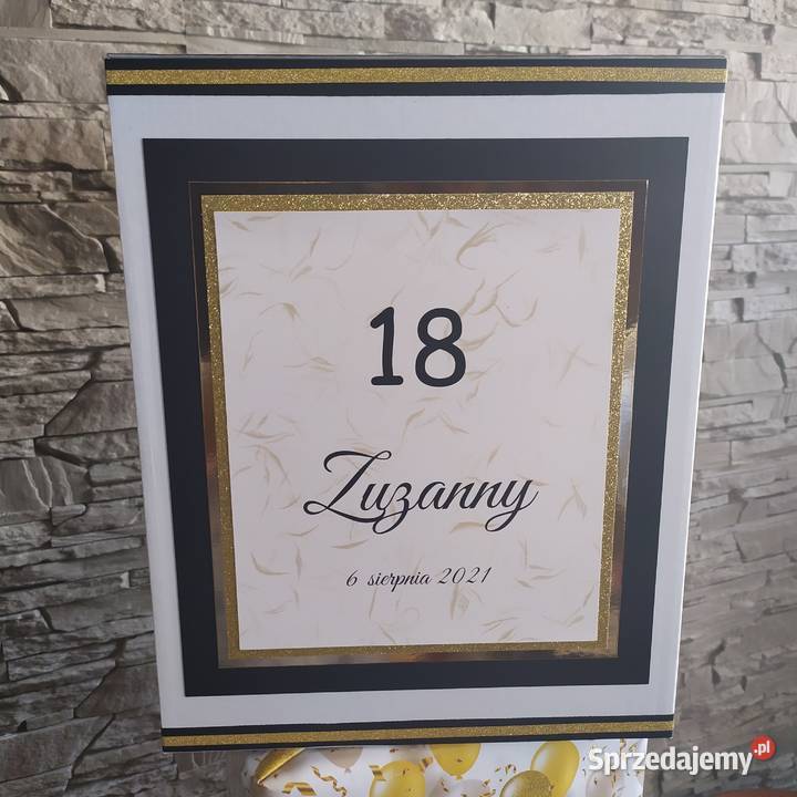 Pudełko na 18 urodziny Rzemiosło, rękodzieło, usługi artystyczne wielkopolskie Konin