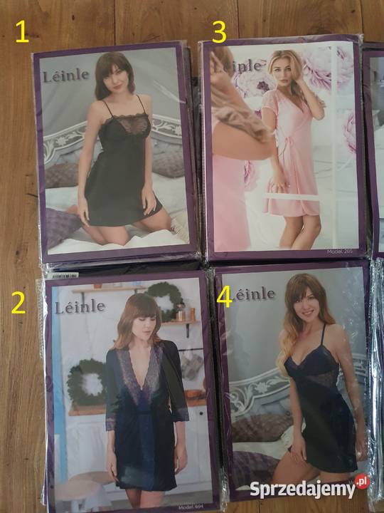 Zestaw nowe piżamki piżamy damskie Leinle OKAZJA Tychy