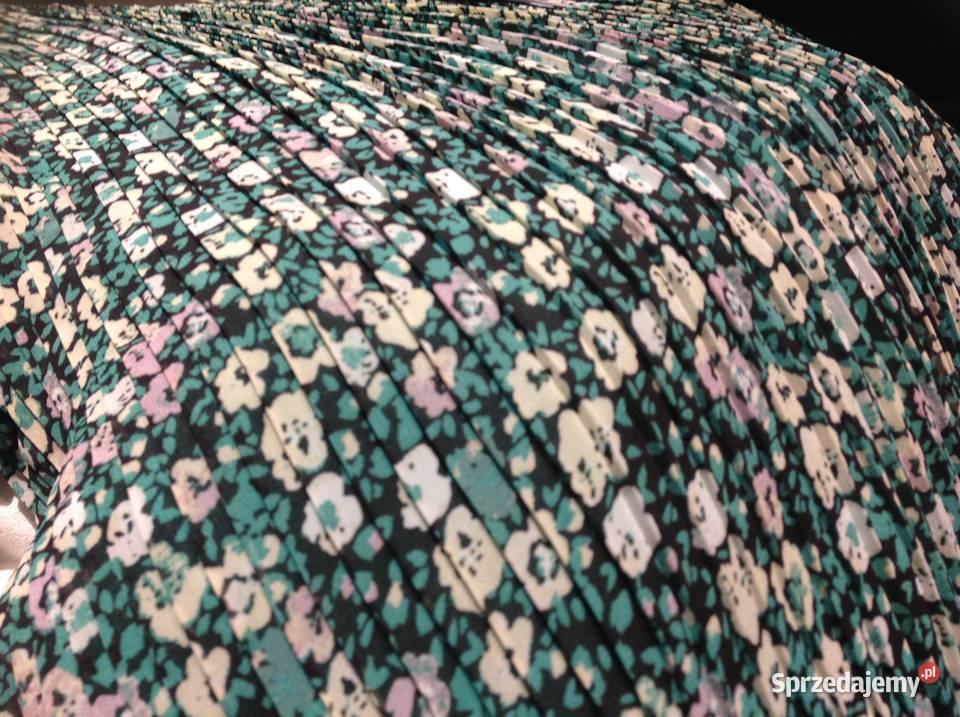 Sukienka Damska ICHI ML NOWA zielona Kwiatki Nowa Sól