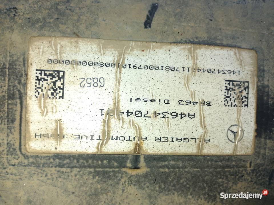 Mercedes g klasa 463 lift zbiornik paliwa Kocmyrzów