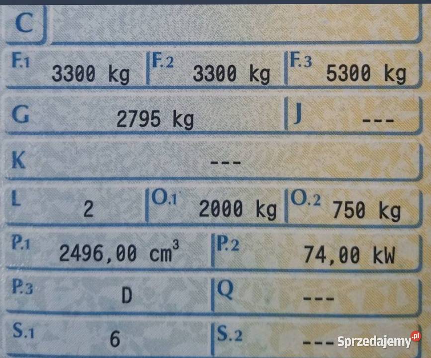 Kamper Ford Transit 25td Rok produkcji 1996 Kraków