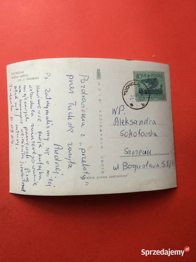 2393 Widokówka Tuchola Antyki, Sztuka, Kolekcje zachodniopomorskie Szczecin