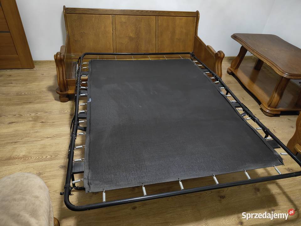 Komplet wypoczynkowy wypoczynek dębowy sofa Dęblin