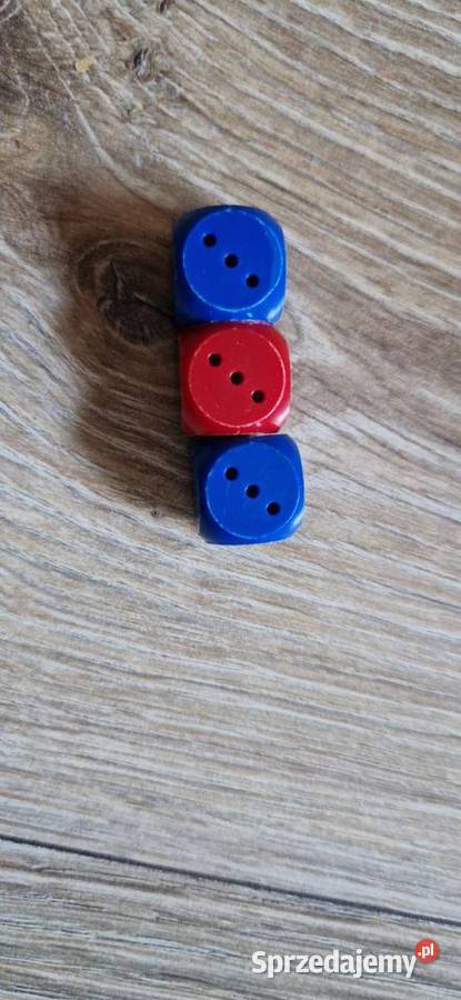 kostki do gry plastikowe 3 Pozostałe Kraków sprzedam