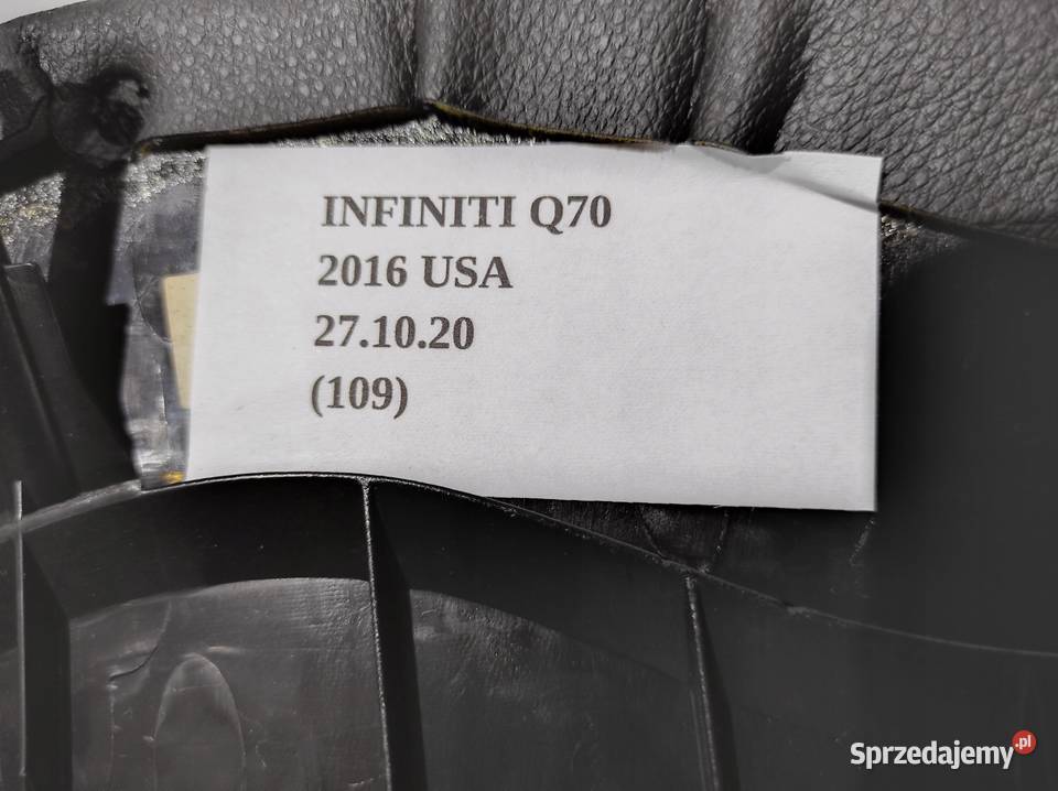 DASZEK OSŁONA LICZNIKA ZEGARÓW INFINITI Q70 M37 deski rozdzielcze, konsole Nowy Tomyśl