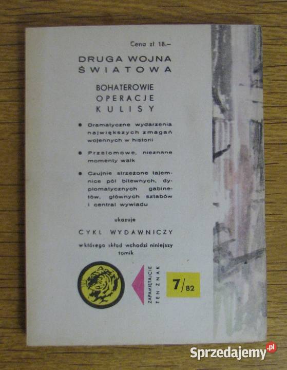 Żółty Tygrys Z ostatnim rozkazem 782 miękka Parczew