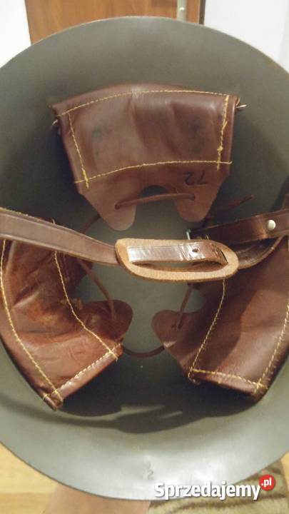 PięknyStary Wojskowy Hełm Szwedzki Sygnowany podkarpackie Brzóza Stadnicka sprzedam
