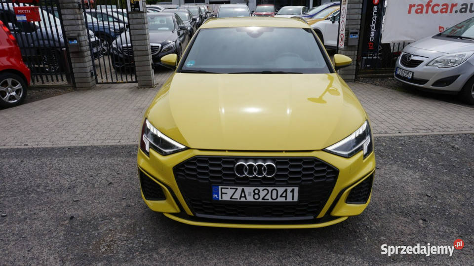 Audi A3 Sportback super stan Gwarancja 8Y 2020 manualna Zielona Góra