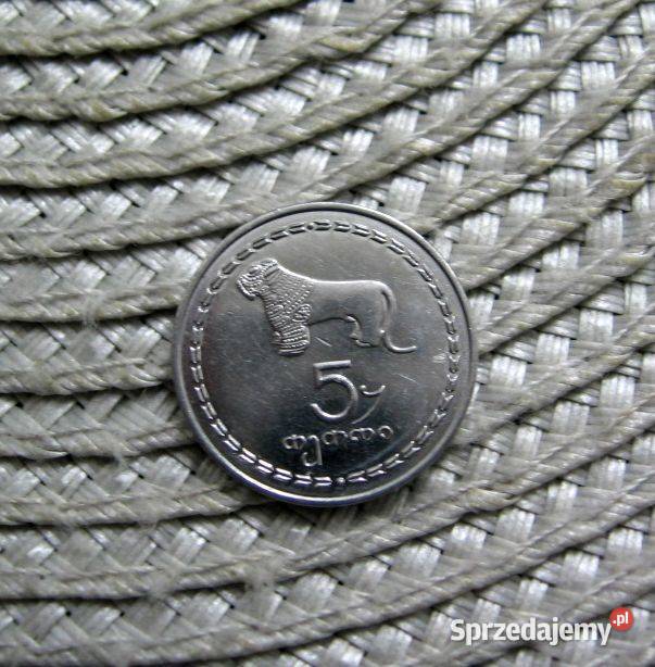 Gruzja 5 Tetri 1993r wielkopolskie