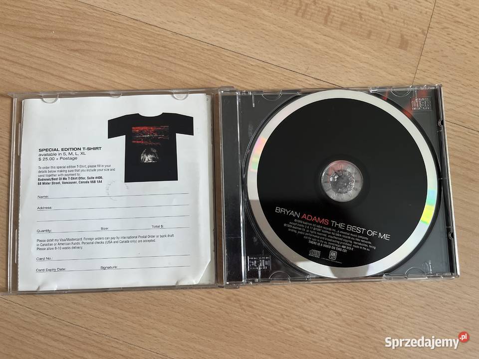 Bryan Adams płyta CD idealna tanio The best of pop Gdańsk