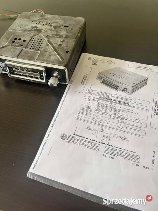 1959 Becker Monte Carlo TG radio samochodowe Radioodtwarzacze Lublin