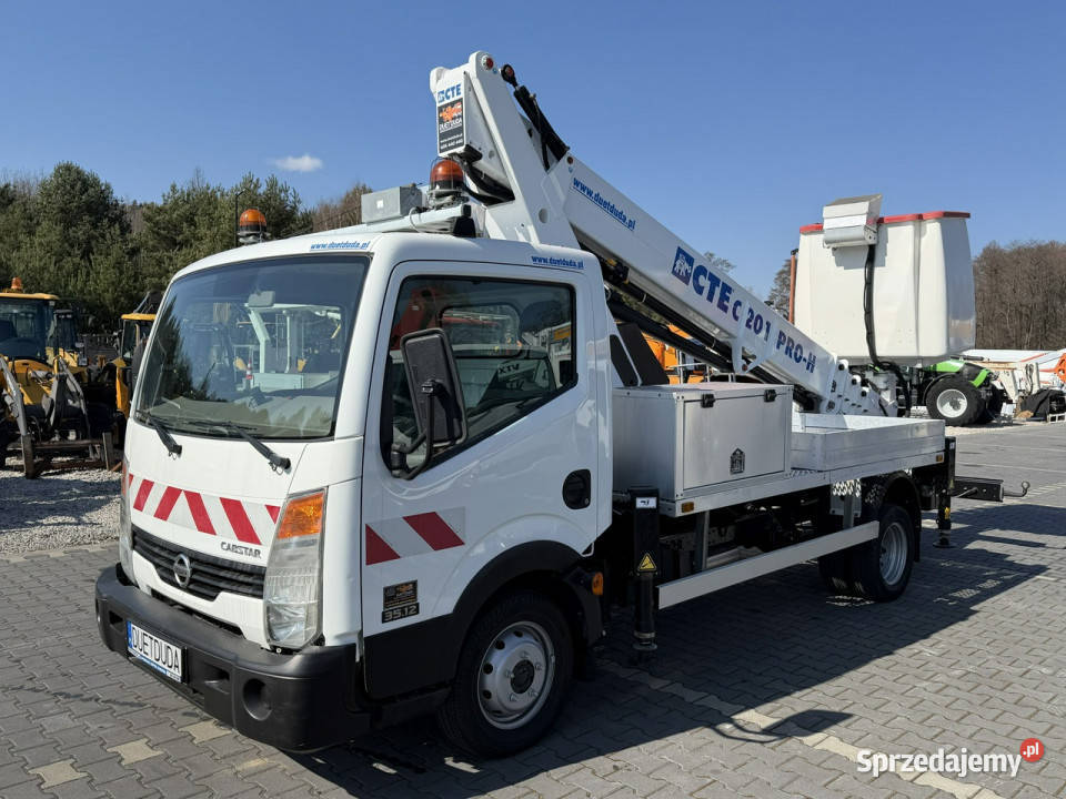 Nissan Cabstar Podnośnik Koszowy 20m CTE 201 PRO Widełki