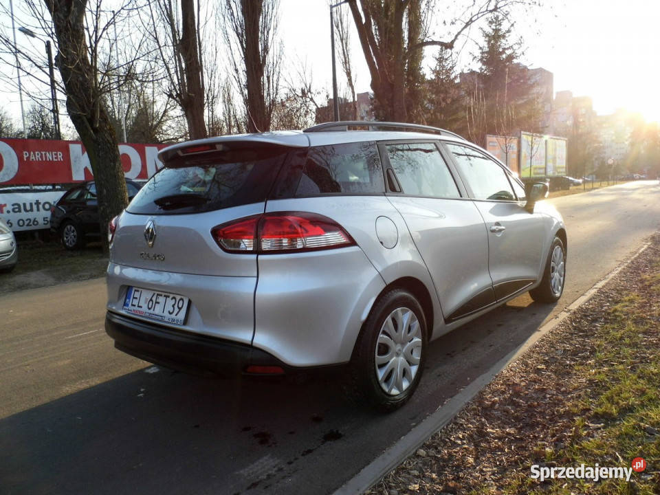 Renault Clio 12 gaz vat23 IV 2012 srebrny łódzkie Łódź sprzedam
