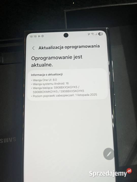 Samsung Galaxy S22 Ultra 256 GB śmieje się z śląskie Przeczyce