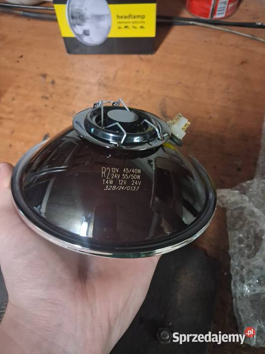 Wkład lampy przedniej z ramką WSK 125 175 Reflektory i halogeny