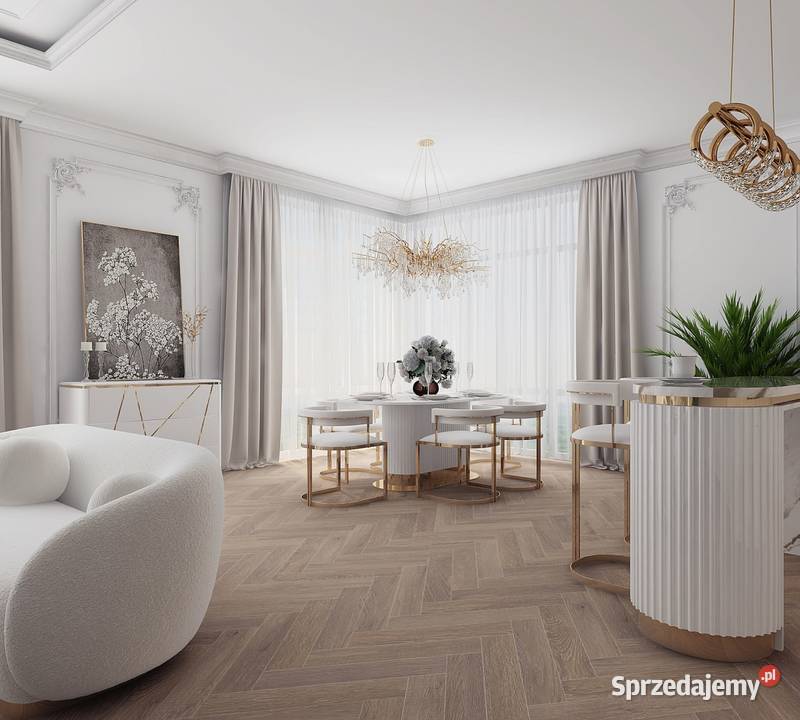Stół złoty z marmurowym blatem glamour ze złotą mazowieckie Warszawa sprzedam