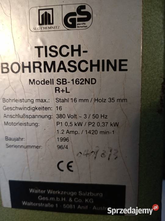 Wiertarka stołowa mk 2 Przemyśl