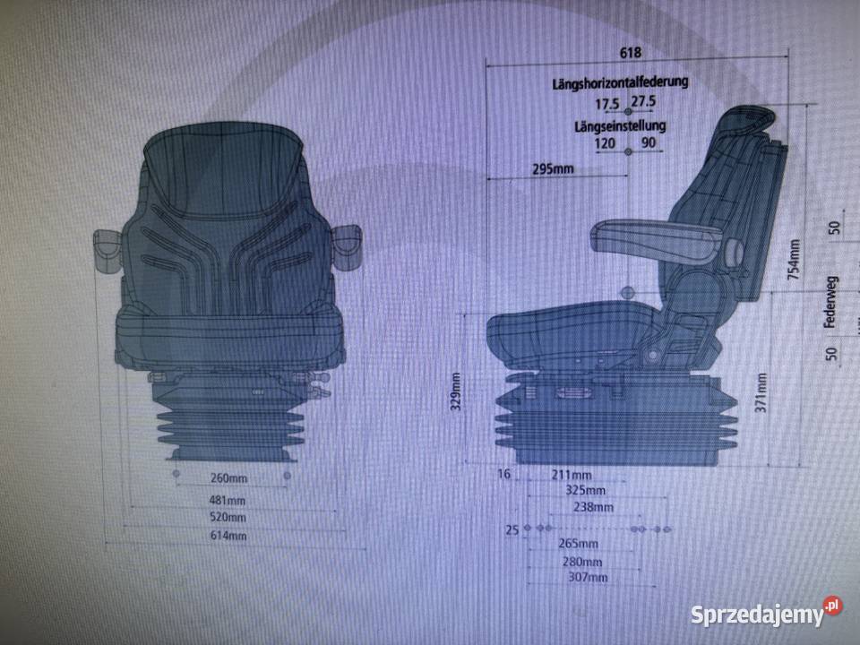 Siedzenie grammer Maximo Comfort nowe Solec sprzedam