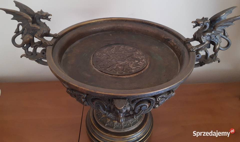 Patera z brązu Antyki