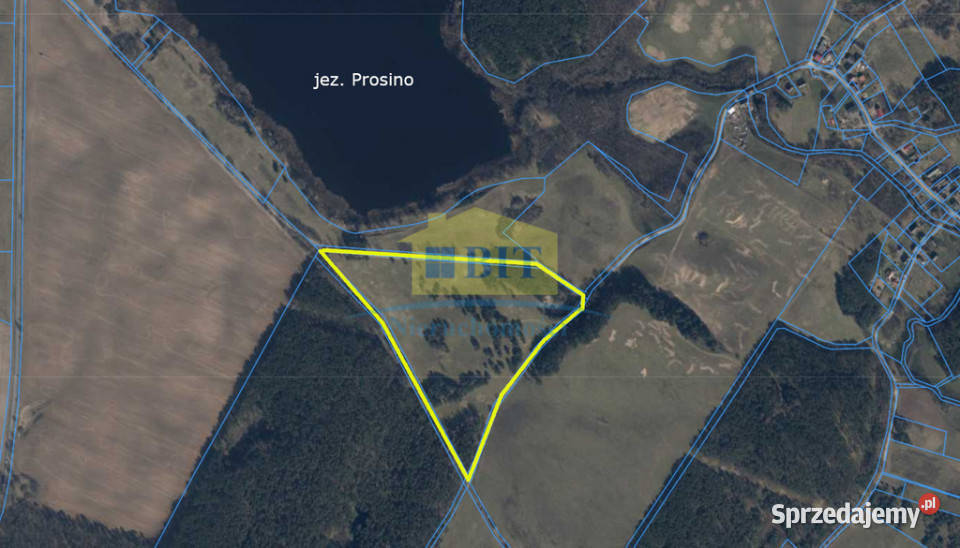 Działka 858 ha z widokiem panoramicznym utwardzona Prosinko