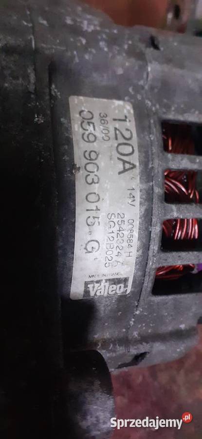 Alternator Audi A6 C5 25TDI Valeo 120A Braniewo