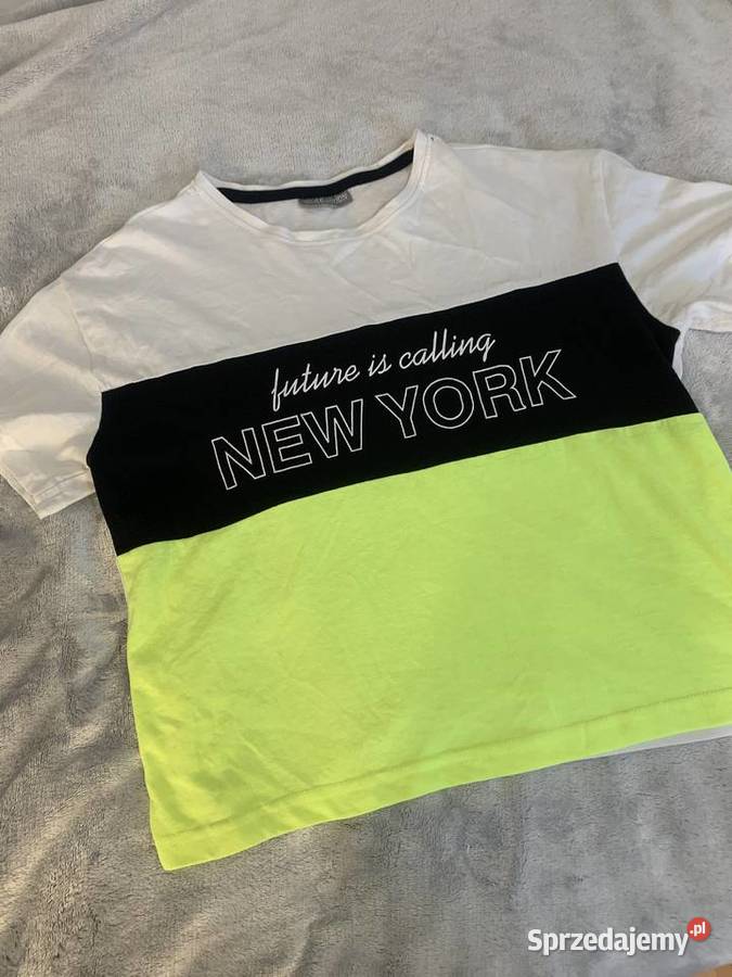 Tshirt bluzka koszulka z krótkim rękawem zielony
