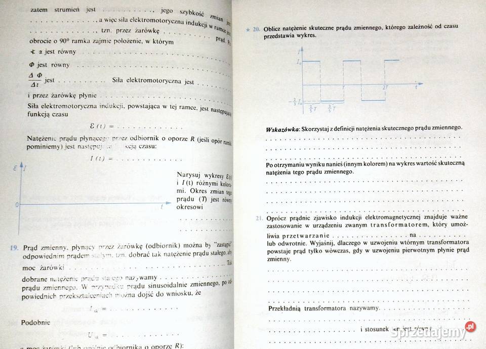 Fizyka 3 Zeszyt ćwiczeń Jadwiga Sachal lubelskie