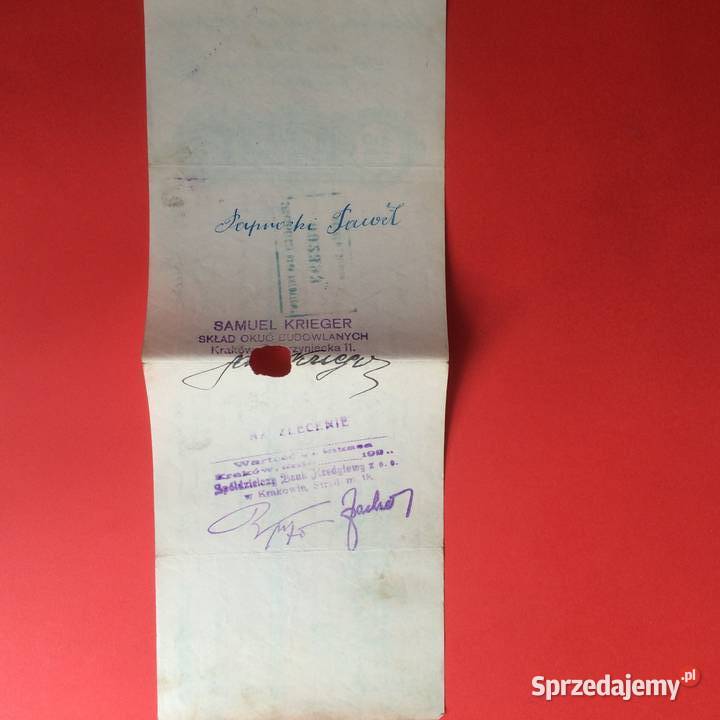 1538 Weksel Wystawiony W Łomży 35 Antykwariat Szczecin