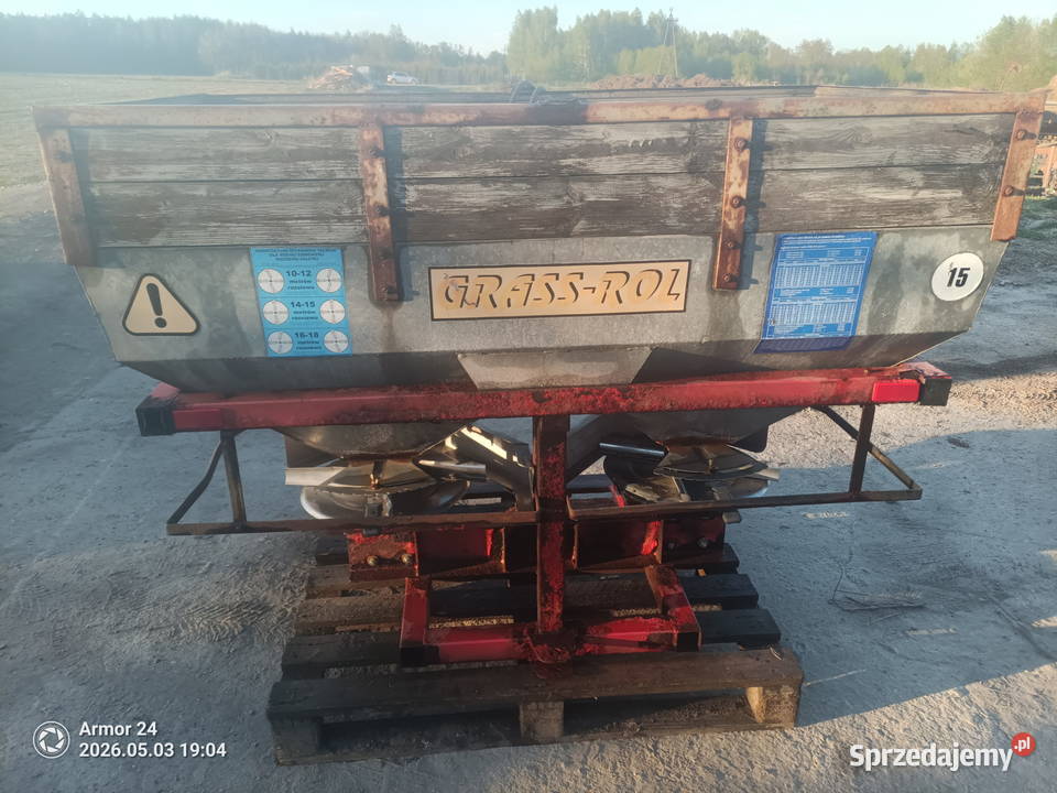 Sprzedam rozsiewacz do nawozów firmy GrassRol Szeligi