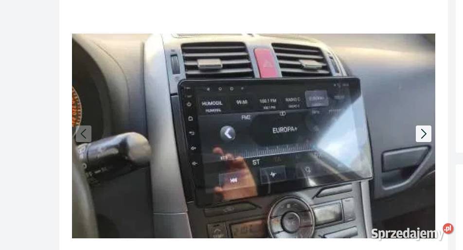 Radio Android Toyota Auris E150 06r12r wifi gps Radioodtwarzacze Ożarowice sprzedam
